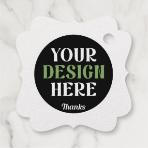 custom, unique, sleek & minimalist hershey®'s kiss favour tags