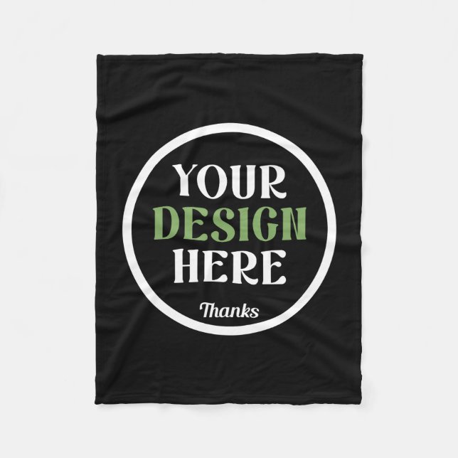 custom, unique, sleek & minimalist hershey®'s kiss fleece blanket (Front)