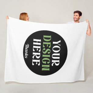 custom, unique, sleek & minimalist hershey®'s kiss fleece blanket