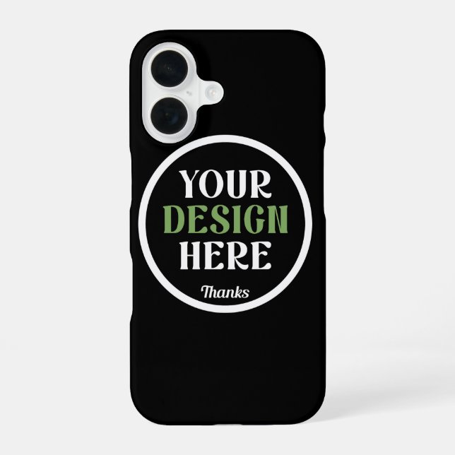 custom, unique, sleek & minimalist hershey®'s kiss iPhone 16 case (Back)