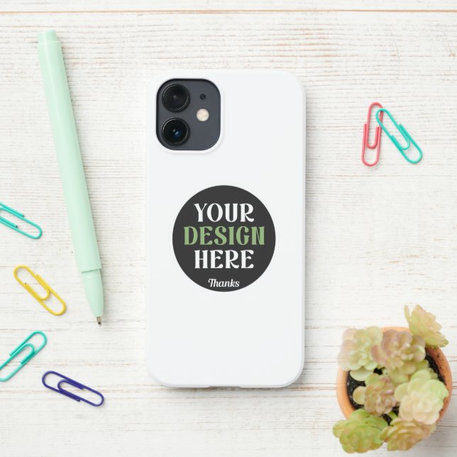 custom, unique, sleek & minimalist hershey®'s kiss iPhone case (On Desk)