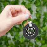 custom, unique, sleek & minimalist hershey®'s kiss keychain<br><div class="desc">This design is accessible to all. Feel free to customize the logo,  images,  text,  and colours according to your preferences. Thank you very much.</div>