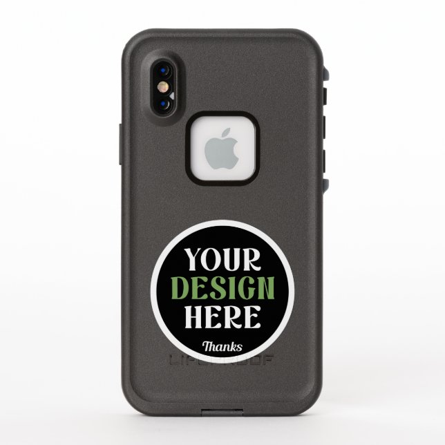 custom, unique, sleek & minimalist hershey®'s kiss LifeProof iPhone case (Back)