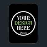 custom, unique, sleek & minimalist hershey®'s kiss magnet<br><div class="desc">This design is accessible to all. Feel free to customize the logo,  images,  text,  and colours according to your preferences. Thank you very much.</div>