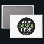 custom, unique, sleek & minimalist hershey®'s kiss magnet<br><div class="desc">This design is accessible to all. Feel free to customize the logo,  images,  text,  and colours according to your preferences. Thank you very much.</div>