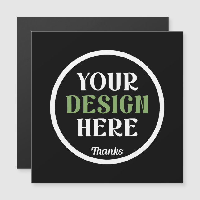 custom, unique, sleek & minimalist hershey®'s kiss magnetic invitation (Front/Back)