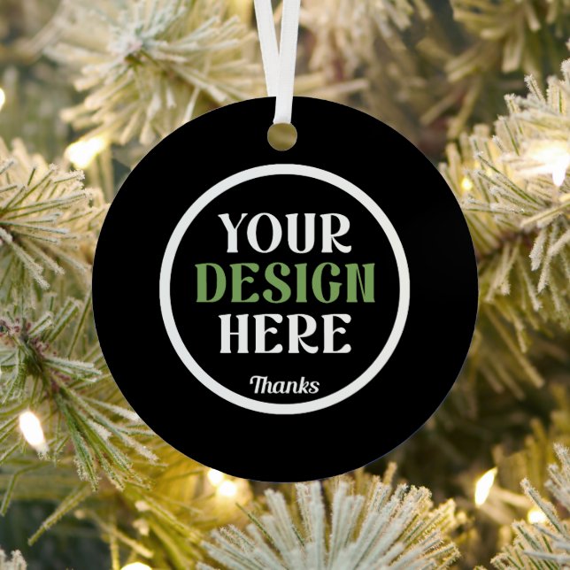 custom, unique, sleek & minimalist hershey®'s kiss metal ornament (Insitu)