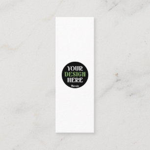 custom, unique, sleek & minimalist hershey®'s kiss mini business card