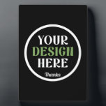 custom, unique, sleek & minimalist hershey®'s kiss plaque<br><div class="desc">This design is accessible to all. Feel free to customize the logo,  images,  text,  and colours according to your preferences. Thank you very much.</div>