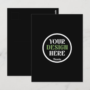 custom, unique, sleek & minimalist hershey®'s kiss postcard