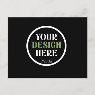 custom, unique, sleek & minimalist hershey®'s kiss postcard