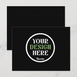 custom, unique, sleek & minimalist hershey®'s kiss postcard