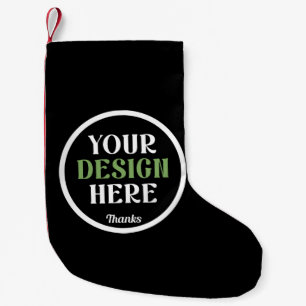 custom, unique, sleek & minimalist hershey®'s kiss small christmas stocking