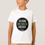 custom, unique, sleek & minimalist hershey®'s kiss T-Shirt<br><div class="desc">This design is accessible to all. Feel free to customize the logo,  images,  text,  and colours according to your preferences. Thank you very much.</div>