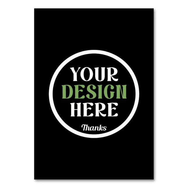 custom, unique, sleek & minimalist hershey®'s kiss table number (Front)