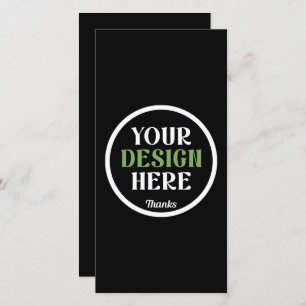 custom, unique, sleek & minimalist hershey®'s kiss thank you card