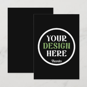 custom, unique, sleek & minimalist hershey®'s kiss thank you card
