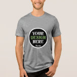 custom, unique, sleek & minimalist hershey®'s kiss Tri-Blend shirt<br><div class="desc">This design is accessible to all. Feel free to customize the logo,  images,  text,  and colours according to your preferences. Thank you very much.</div>