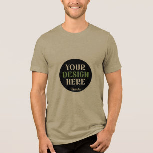 custom, unique, sleek & minimalist hershey®'s kiss Tri-Blend shirt
