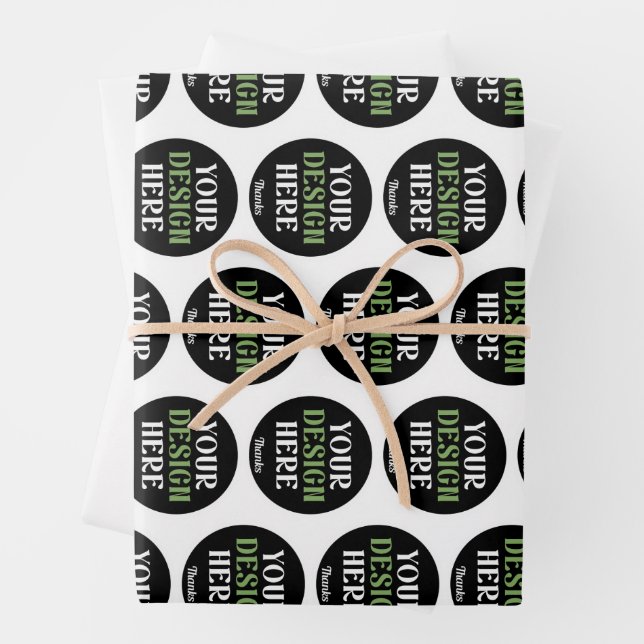 custom, unique, sleek & minimalist hershey®'s kiss wrapping paper sheet (In situ)