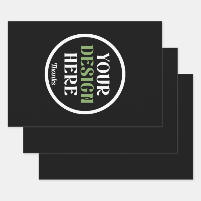 custom, unique, sleek & minimalist hershey®'s kiss wrapping paper sheet (Set)