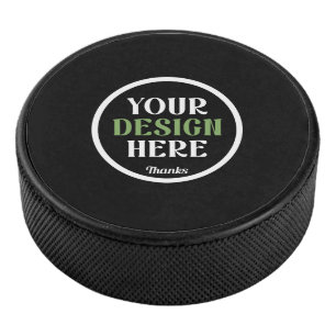 custom, unique, sleek & minimalist hockey puck