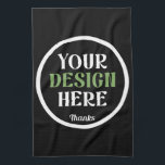 custom, unique, sleek & minimalist kitchen towel<br><div class="desc">This design is accessible to all. Feel free to customize the logo,  images,  text,  and colours according to your preferences. Thank you very much.</div>