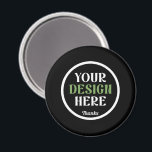custom, unique, sleek & minimalist magnet<br><div class="desc">This design is accessible to all. Feel free to customize the logo,  images,  text,  and colours according to your preferences. Thank you very much.</div>