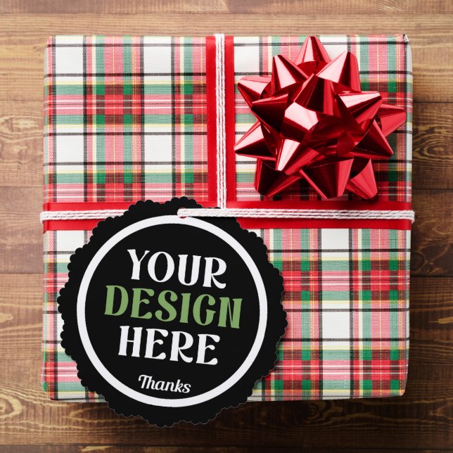custom, unique, sleek & minimalist ornament card (Insitu (Gift))