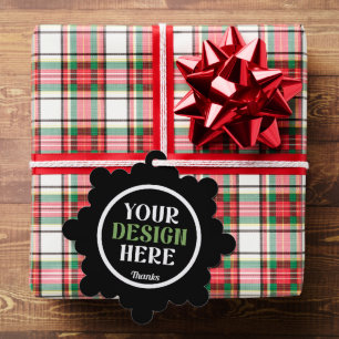 custom, unique, sleek & minimalist ornament card