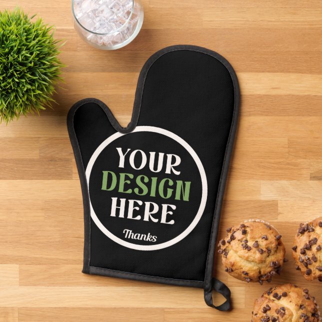 custom, unique, sleek & minimalist oven mitt (Top down)