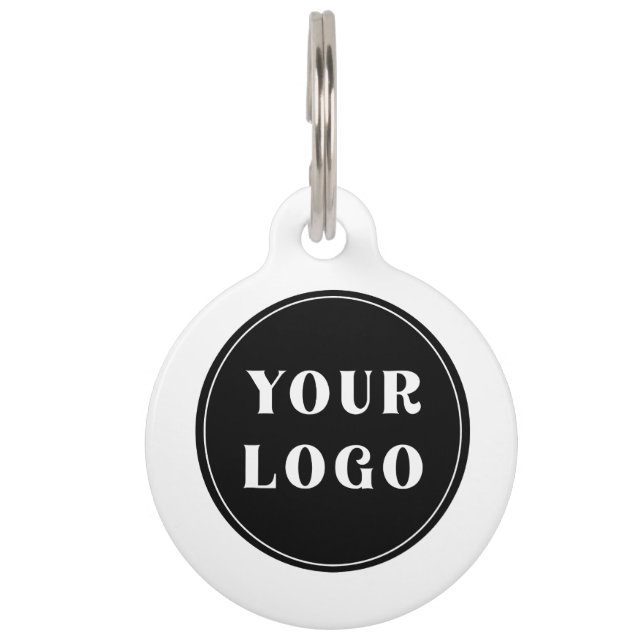 custom, unique, sleek & minimalist pet tag (Front)