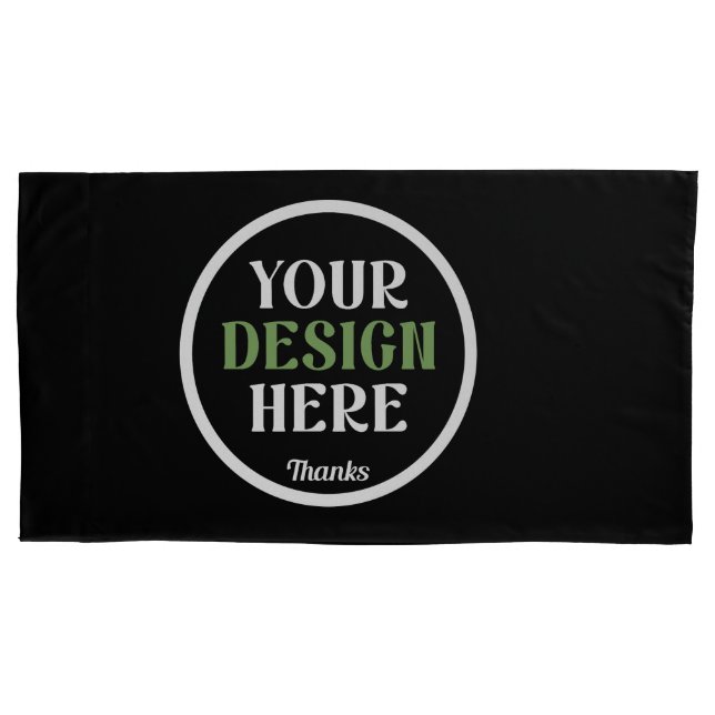 custom, unique, sleek & minimalist pillowcase (Front-Left)