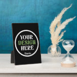 custom, unique, sleek & minimalist plaque<br><div class="desc">This design is accessible to all. Feel free to customize the logo,  images,  text,  and colours according to your preferences. Thank you very much.</div>