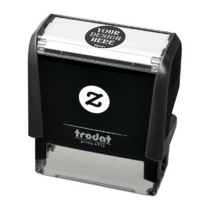 custom, unique, sleek & minimalist self-inking stamp