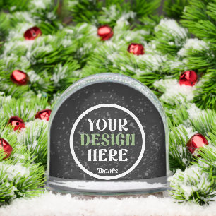 custom, unique, sleek & minimalist snowglobe