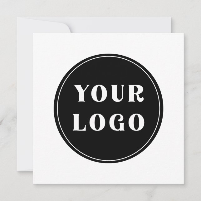 custom, unique, sleek & minimalist thank you card (Front)