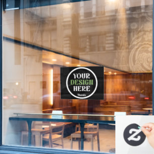 custom, unique, sleek & minimalist window cling