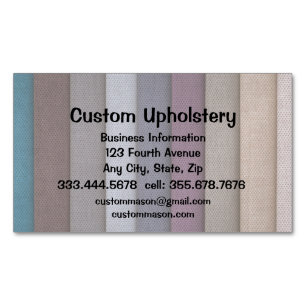 Custom Upholstery Boat Business Card