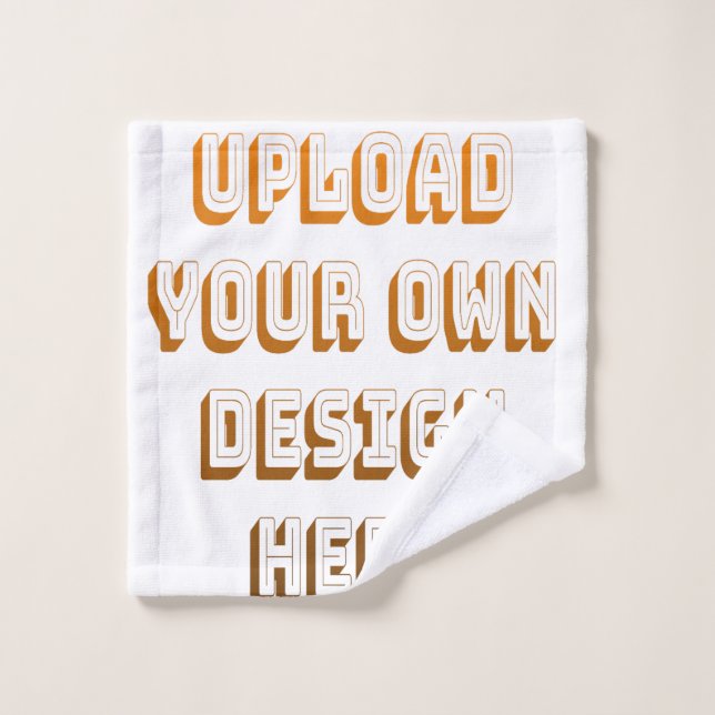 Custom Upload Design Product (Gant de toilette)
