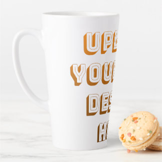 Custom Upload Design Product Latte Mug