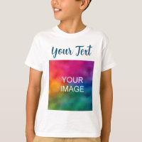 Custom Upload Image Photo Text Kids Boys Script