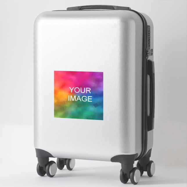 Custom Upload Photo Image Or Logo Template Large (Suitcase)