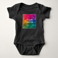 Custom Upload Picture Add Text Jersey Black Unisex