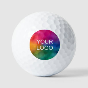 Custom Upload Your Logo Elegant Value 3 Pack Golf Balls