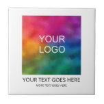 Custom Upload Your Own Logo Here Business Tile<br><div class="desc">Custom Elegant Template Upload Your Own Business Company Logo Square Ceramic Tiles.</div>