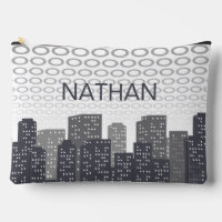 Custom Urban Cityscape Shades of Grey Personalised