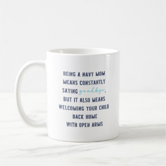 Custom US Navy Mom Birthday Mother’s Day Gift Coffee Mug