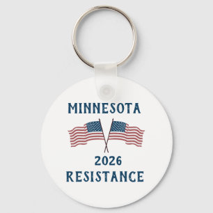 Custom USA Flag Resistance  Keychain