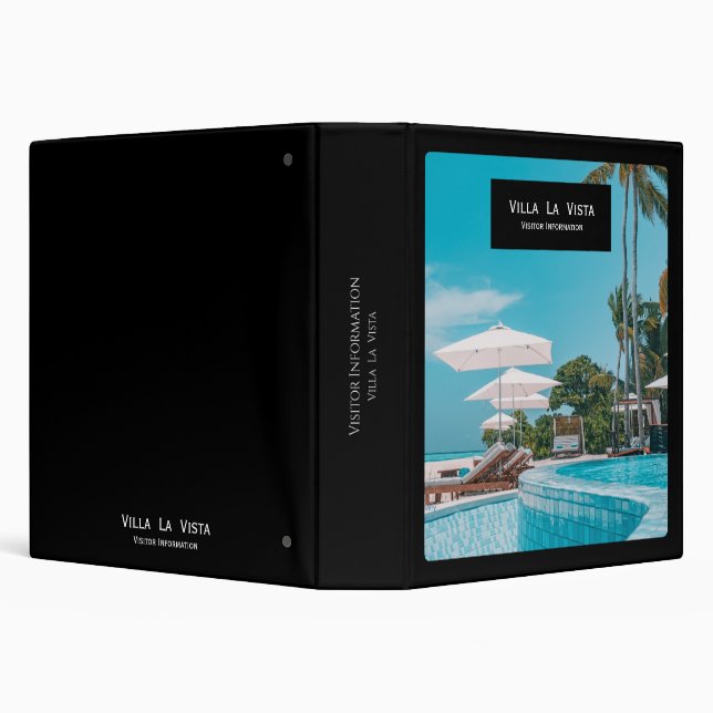 Custom Vacation Rental Guest Binder | Modern (Background)